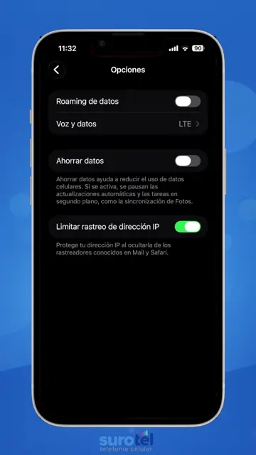 Vista del tutorial: Configura internet en tu iPhone