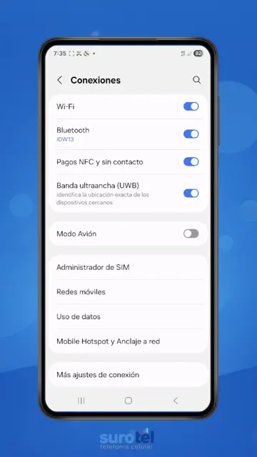 Vista del tutorial: Instala tu eSIM en Android