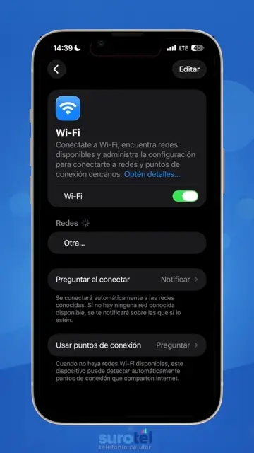 Vista del tutorial: Usa una segunda eSIM en iPhone
