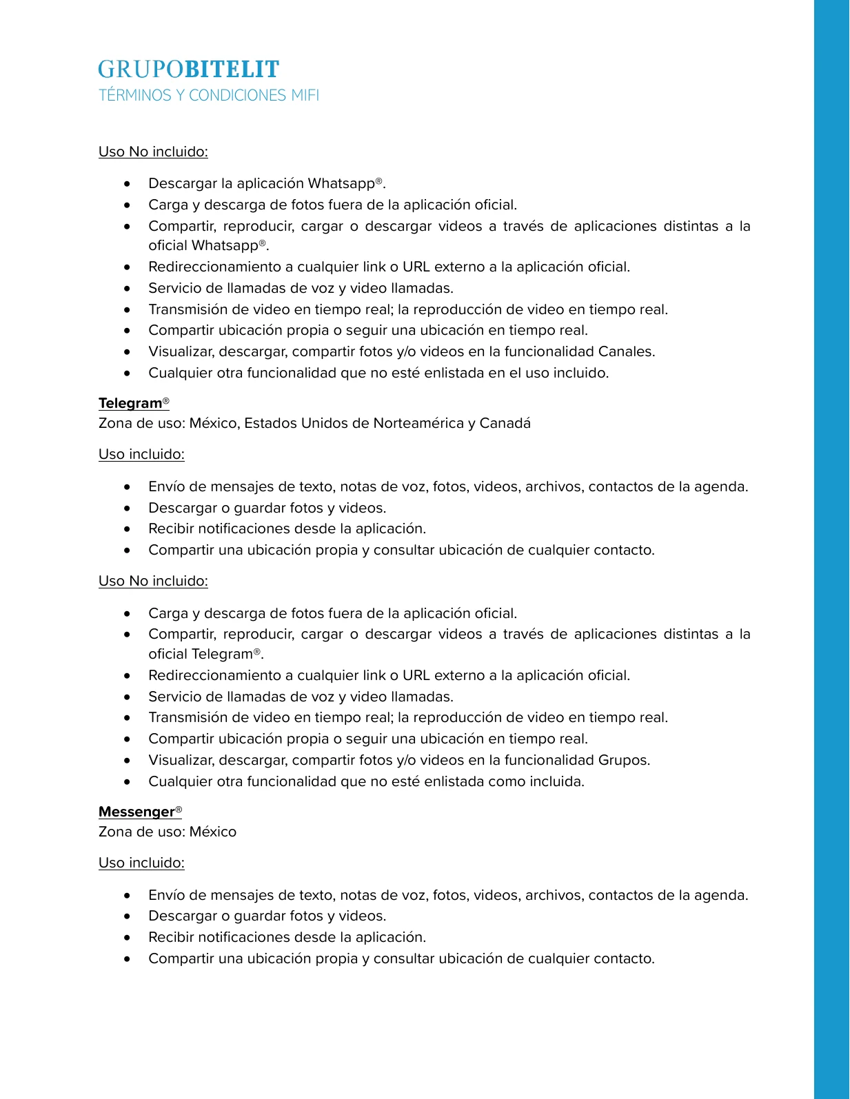 Términos y condiciones MiFi, página 7 de 10
